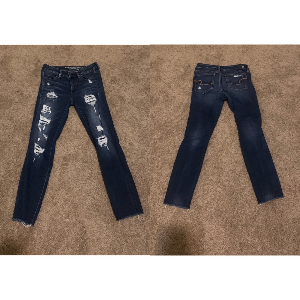 American eagle cropped jeans